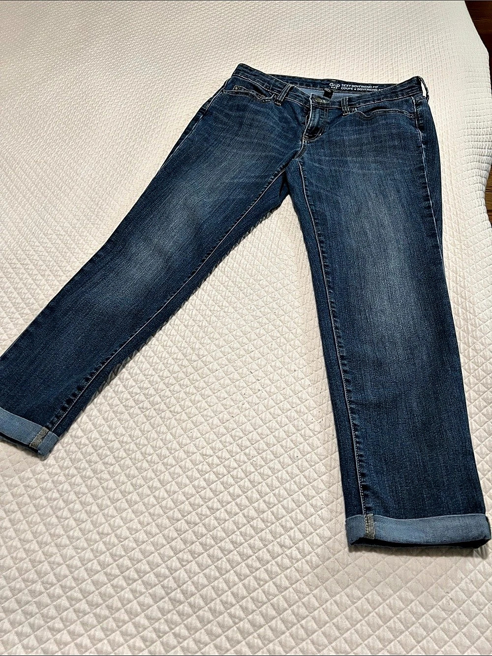 Gap Sexy Boyfriend Fit Boyfriend Jeans in Blue Waist 28